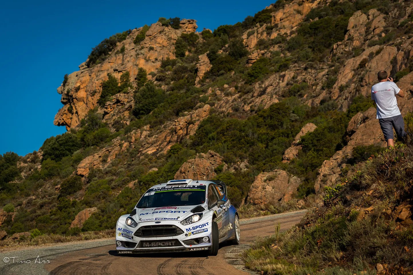 Ott Tänak ei leidnud Korsika rallil õiget kiirust.