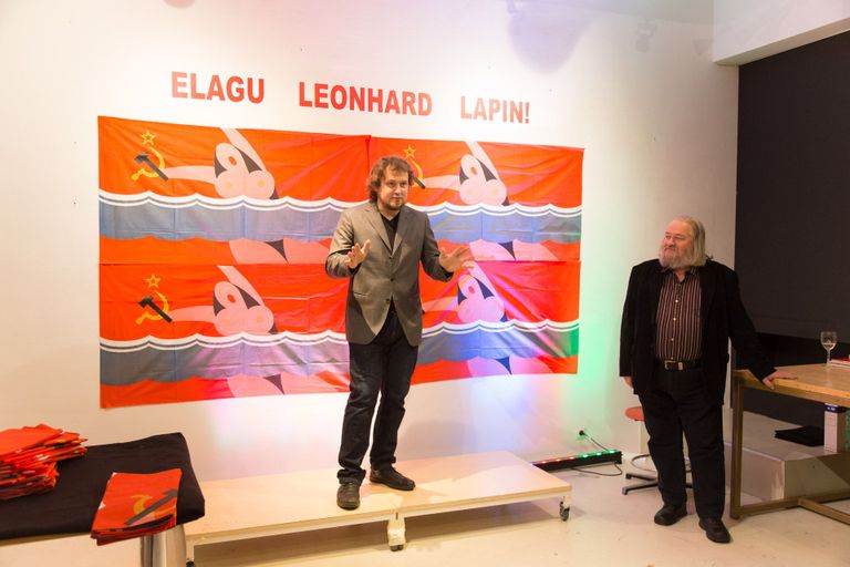 Leonhard Lapin liputas jälle! Leonhard Lapini teose „ENSV - Eesti naine sotsiaalses võtmes“ pidulik esitlus toimus Tallinn Art Space galeriis