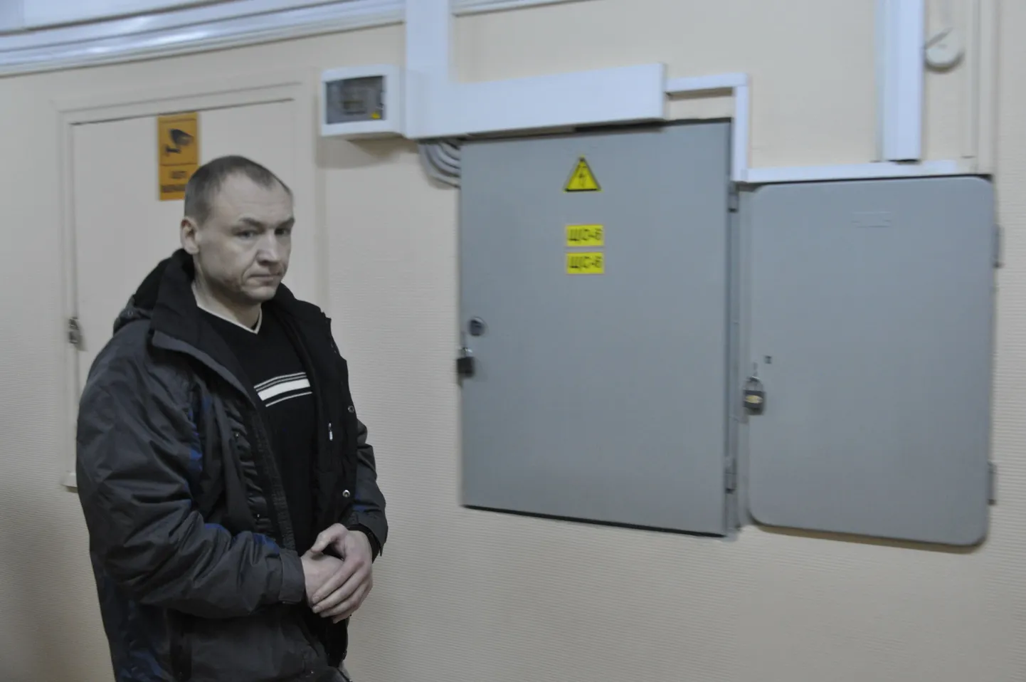 Eston Kohver Moskvas kohtusse saabumas.