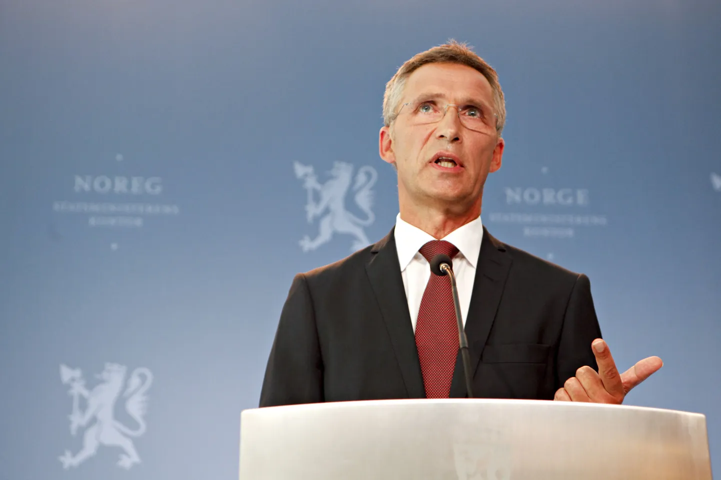 Norra peaminister Jens Stoltenberg.