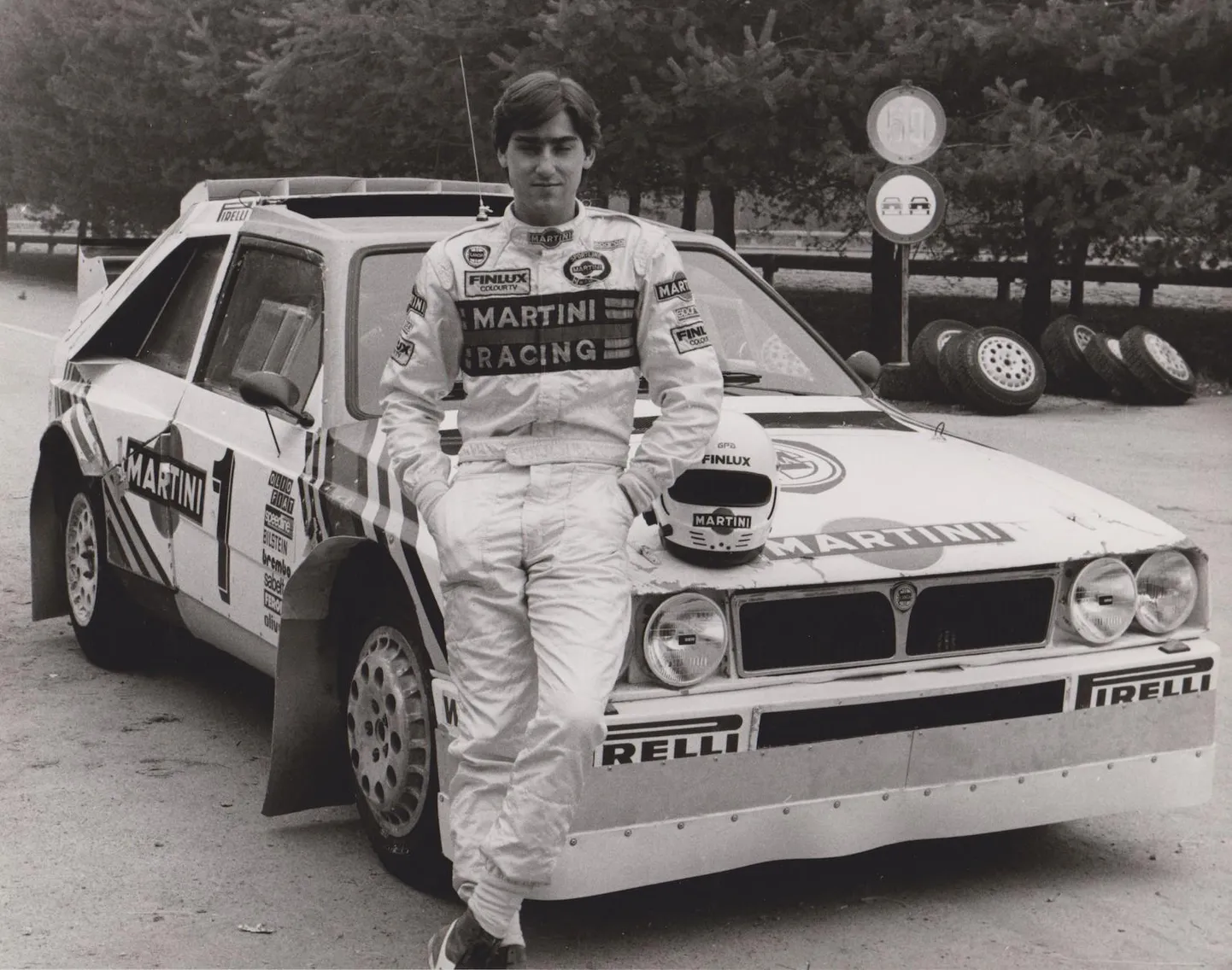 Henri Toivonen ja tema Lancia Delta S4.