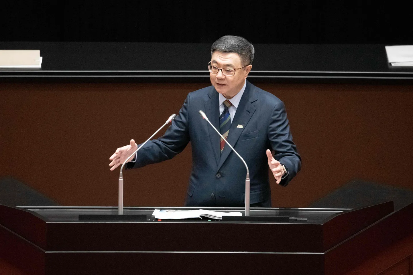 Taiwani peaminister Cho Jung-tai. 25. veebruar 2025.