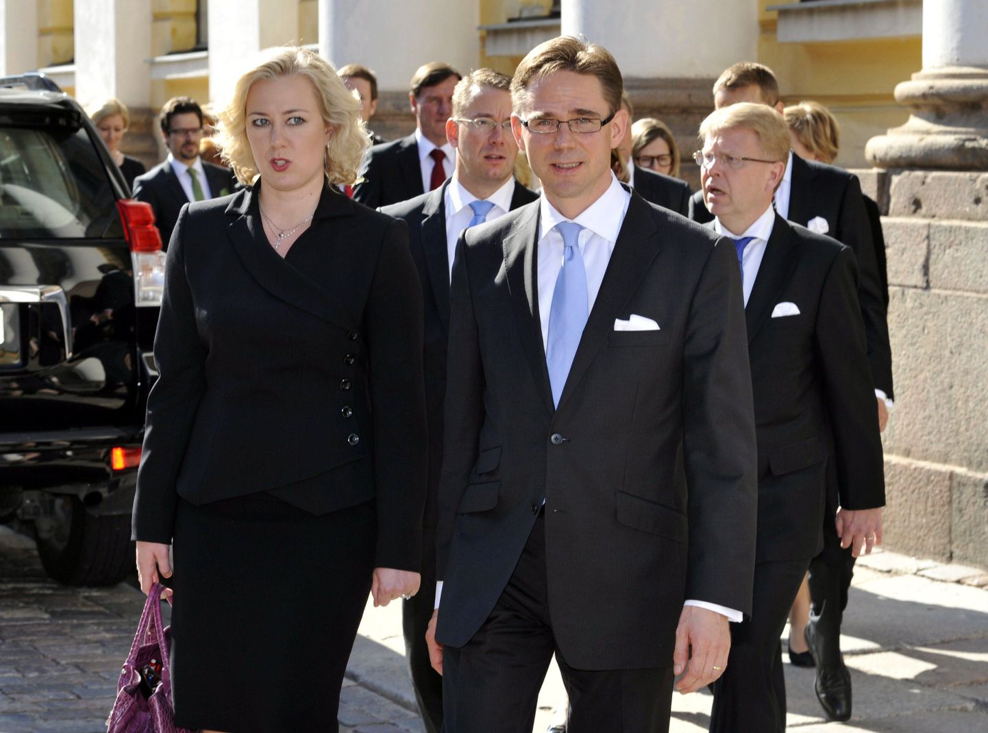 Soome rahandusminister Jutta Urpilainen ja valitsusjuht Jürki Katainen.