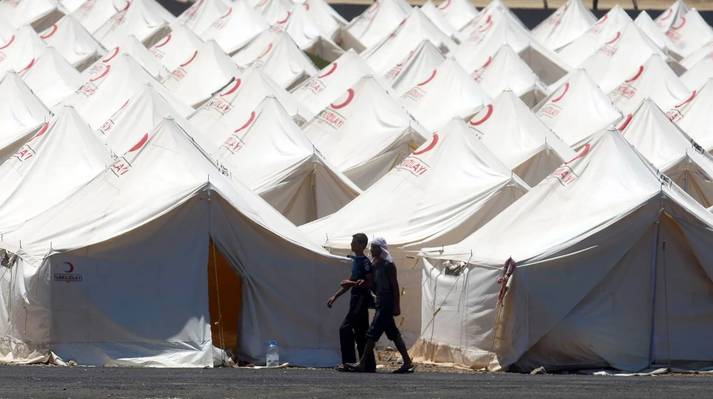 Türgi Punase Risti põgenikelaager süürlastele.