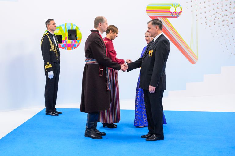 Уно Касевяли с женой пригласили на президентский прием по случаю столетия Эстонии.