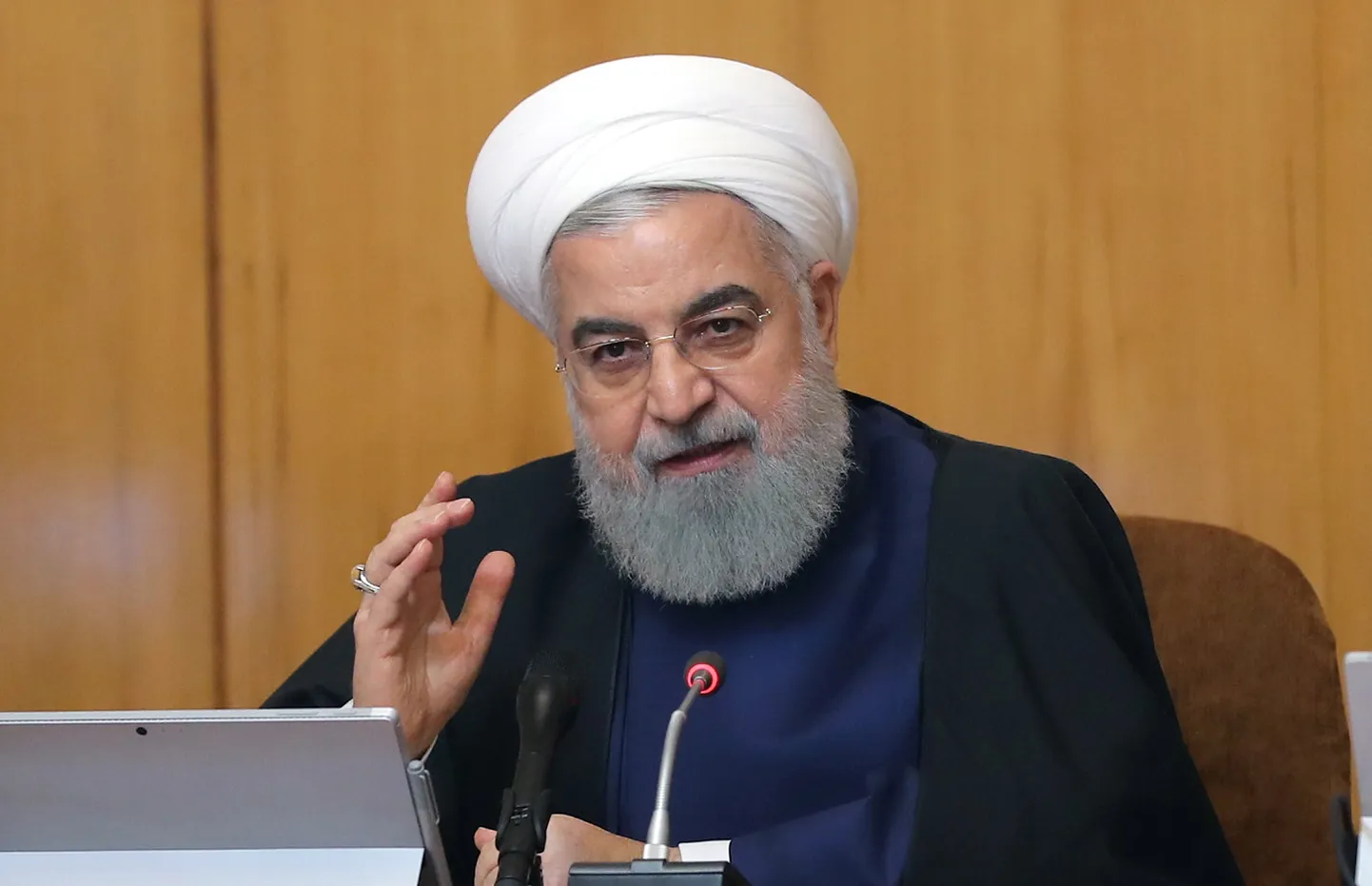 Iraani president Hassan Rouhani.