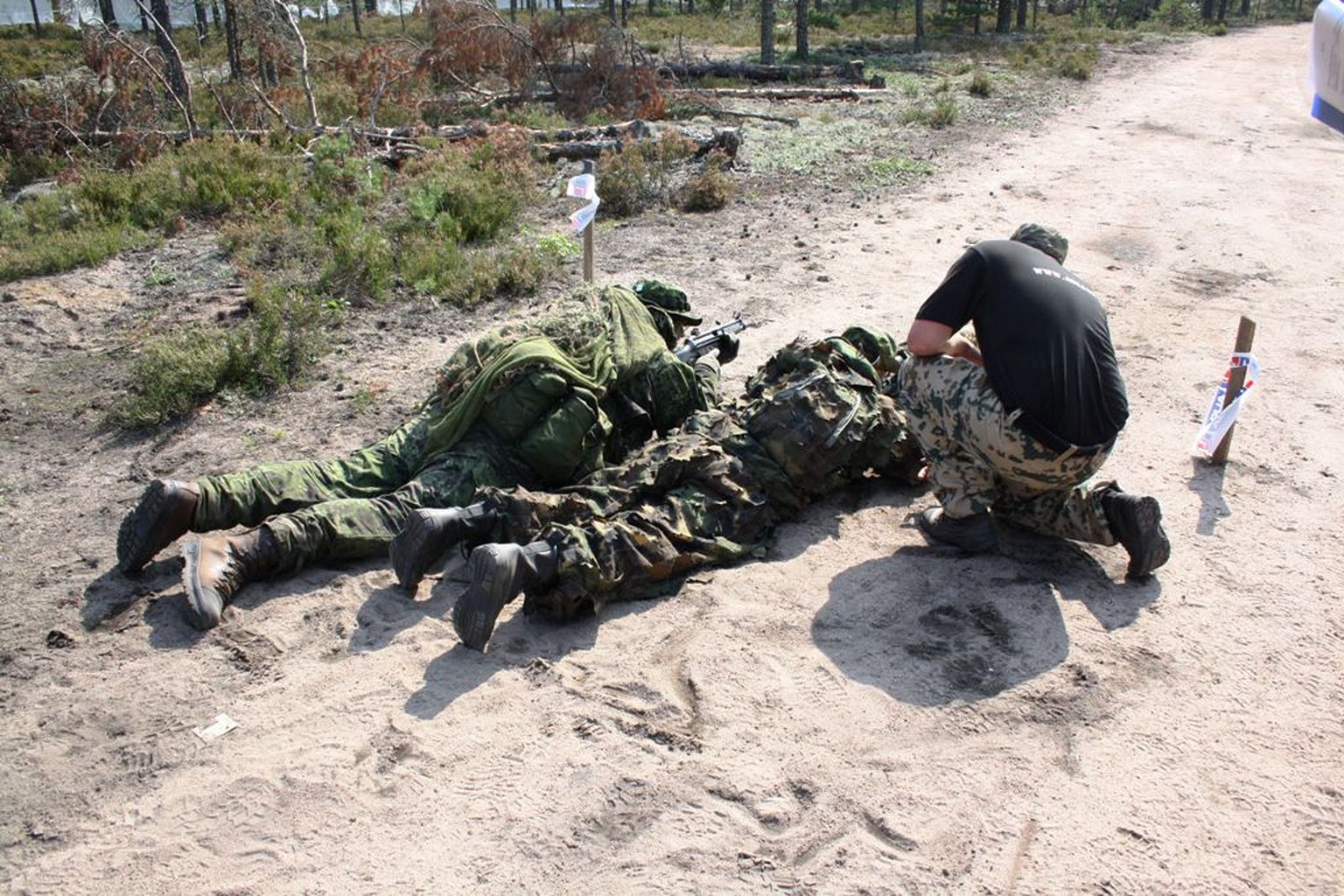 Soome reservväelased õppusel