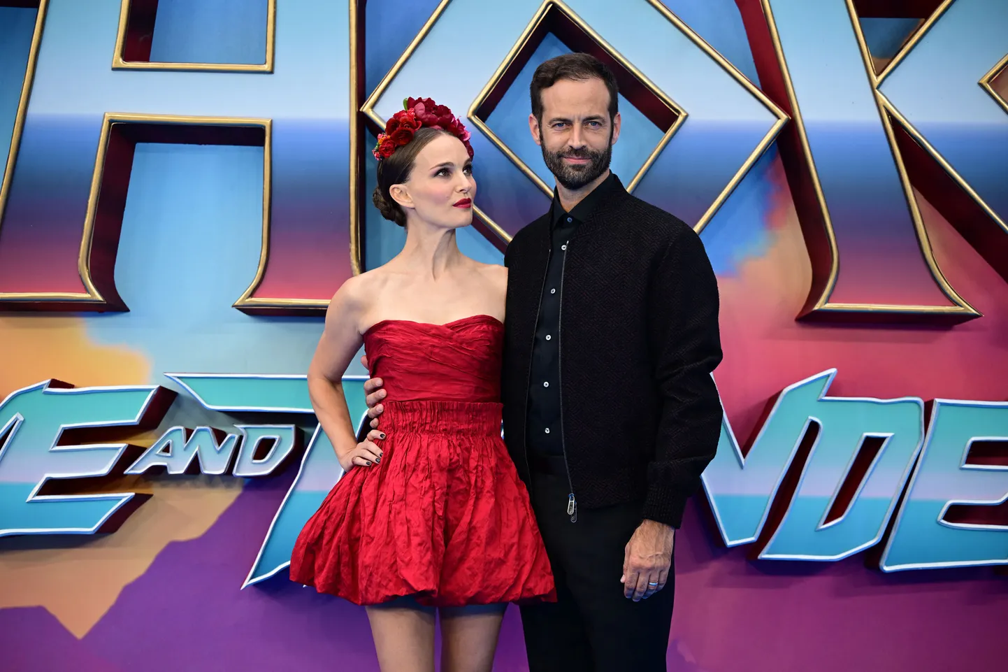 Hollywoodi näitleja Natalie Portman koos abikaasa Benjamin Millepiediga 2022. aastal.