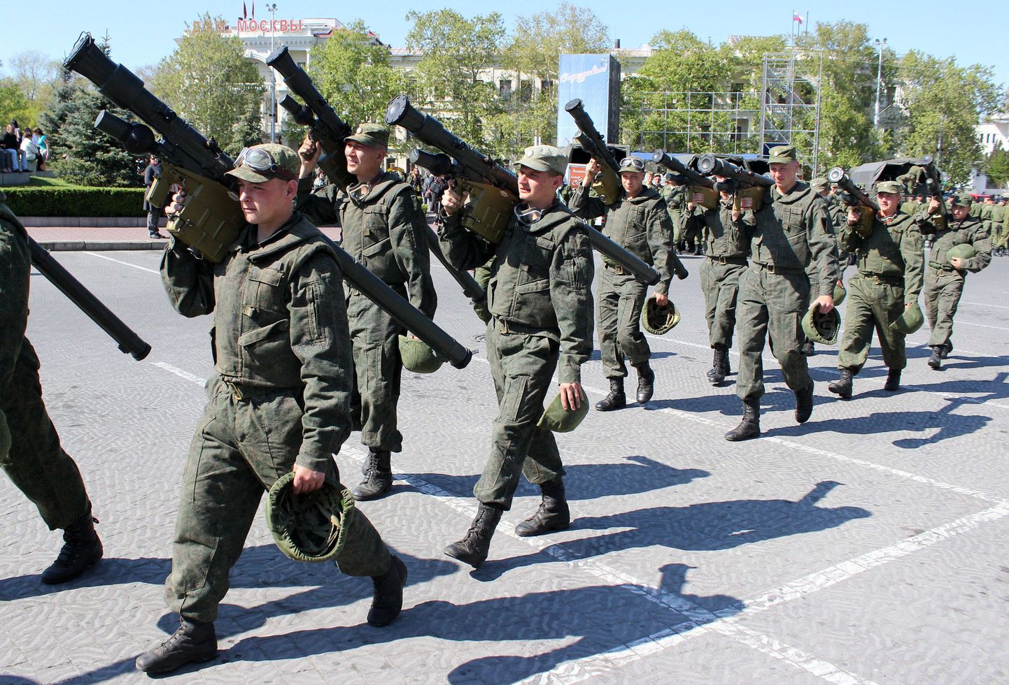 Vene sõdurid Sevastopolis.