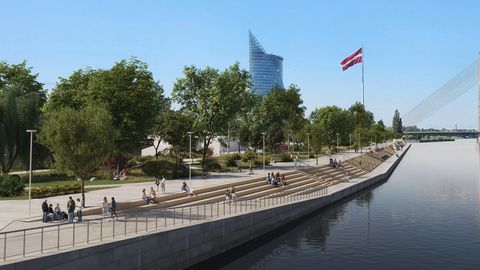 FOTO ⟩ Paziņots AB dambja metu konkursa uzvarētājs