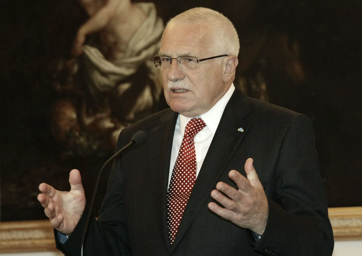 Tšehhi president Vaclav Klaus.