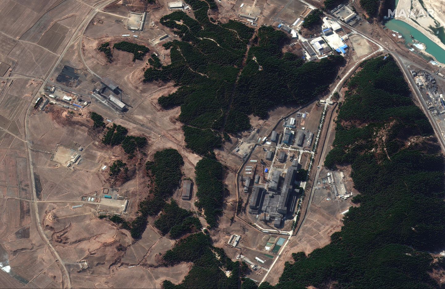 Satelliidifoto Põhja-Korea Yongbyoni tuumakompleksist tuvastas seal toimuva tegevuse.