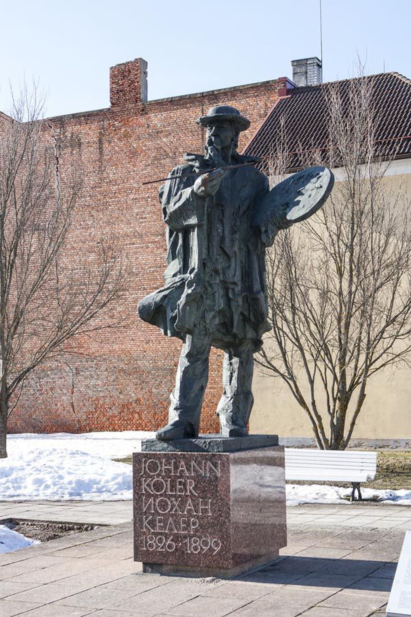 Kultuurireis algab 8. märtsi hommikul skulptor Edgar Viiese loodud Köleri ausamba juurest.