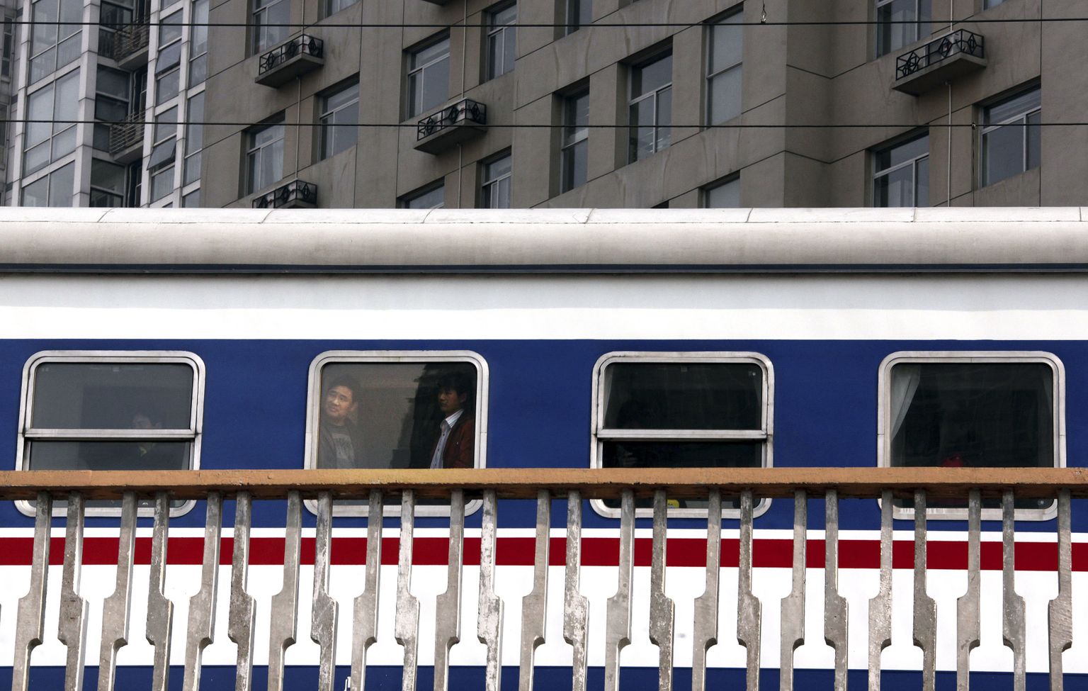 Rongireisijad Pekingis tänavu augustis.