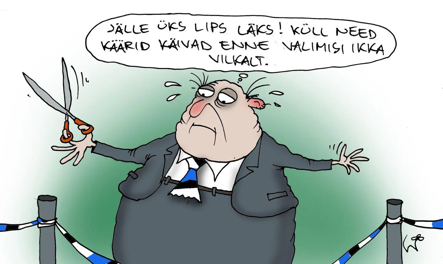 Päeva karikatuur FOTO: Urmas Nemvalts