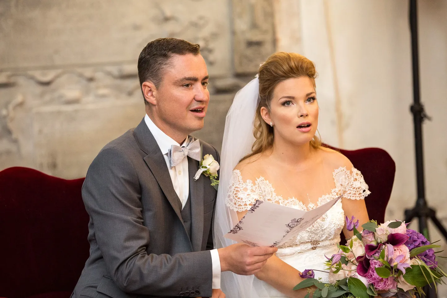 Taavi Rõivas ja Luisa Värk abiellusid.