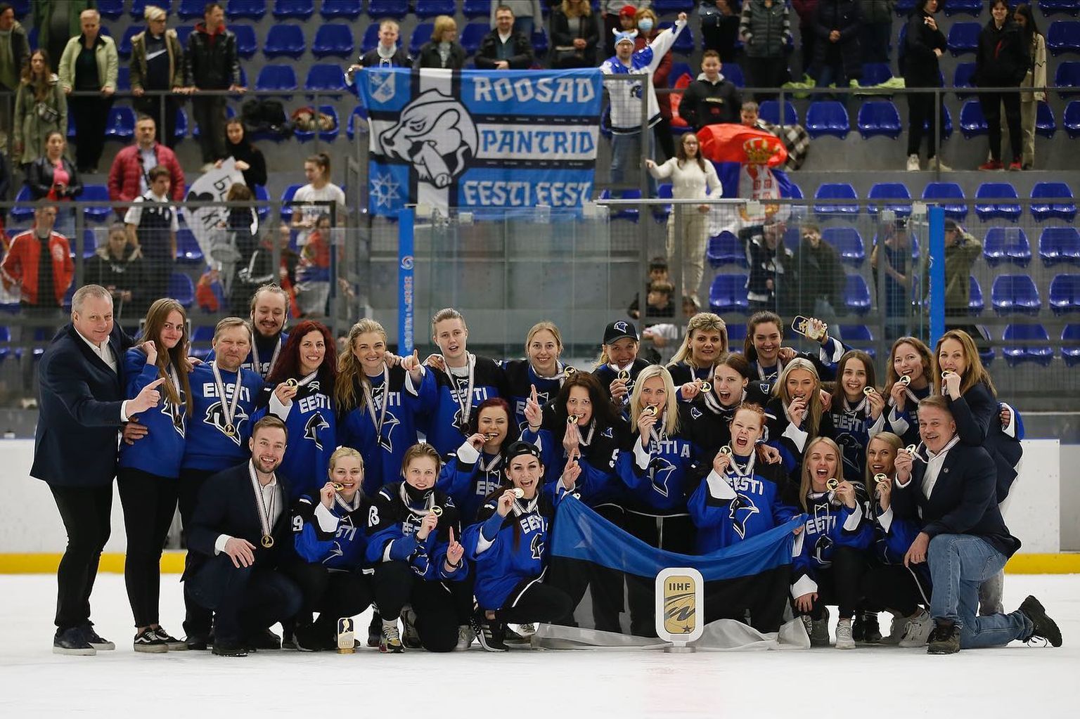 В Сербии женская сборная Эстонии разгромила всех трех соперниц и перешла на новый сезон в подгруппу А третьего дивизиона.