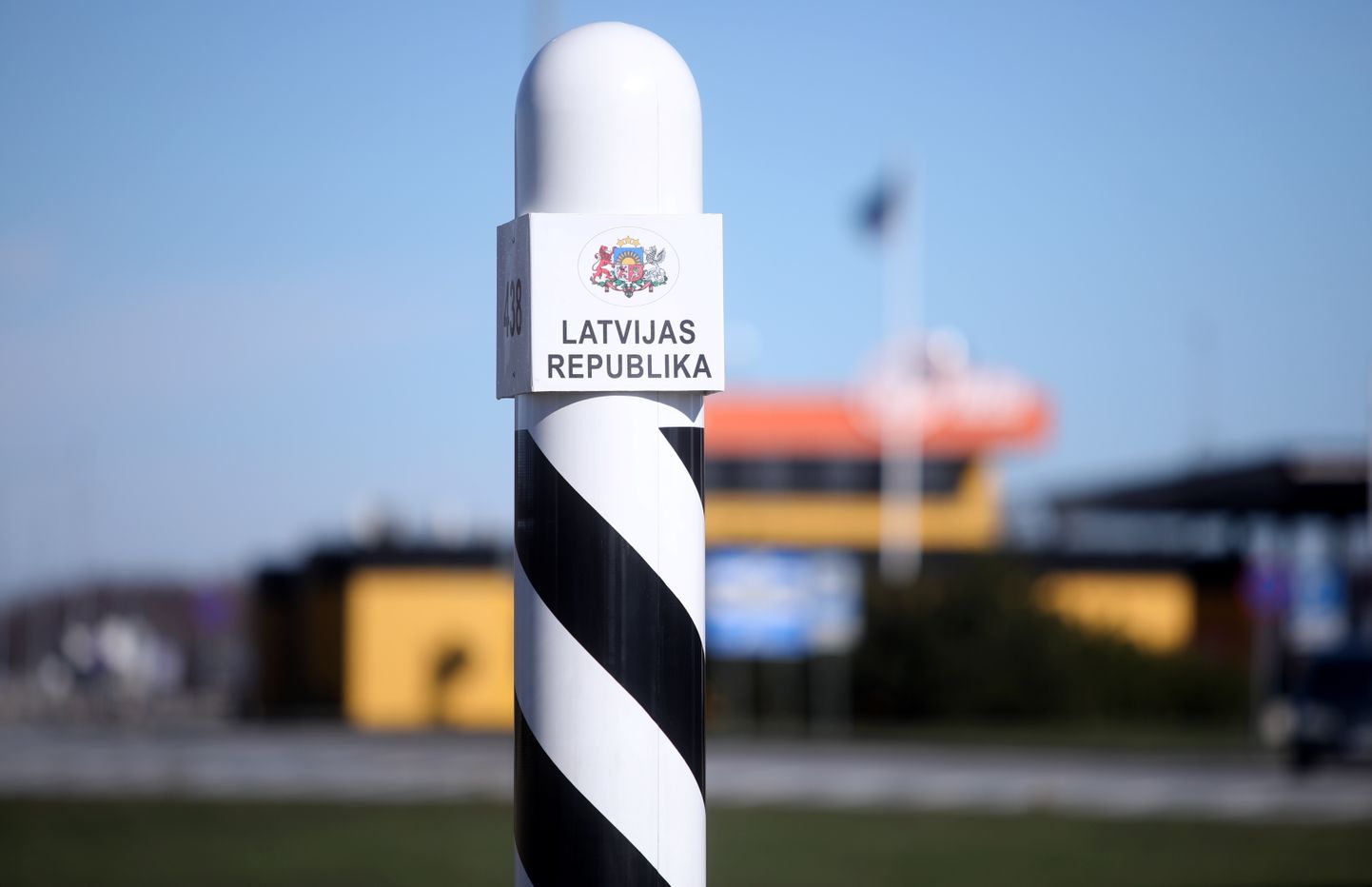 Латвийско-эстонская граница. Иллюстративное фото
