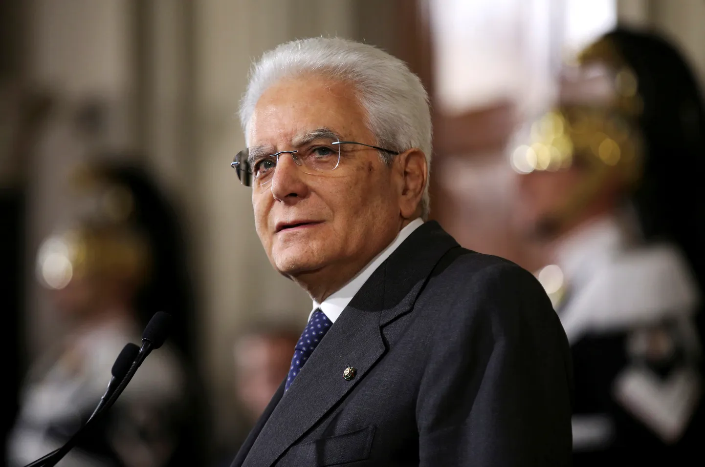 Itaalia president Sergio Mattarella.