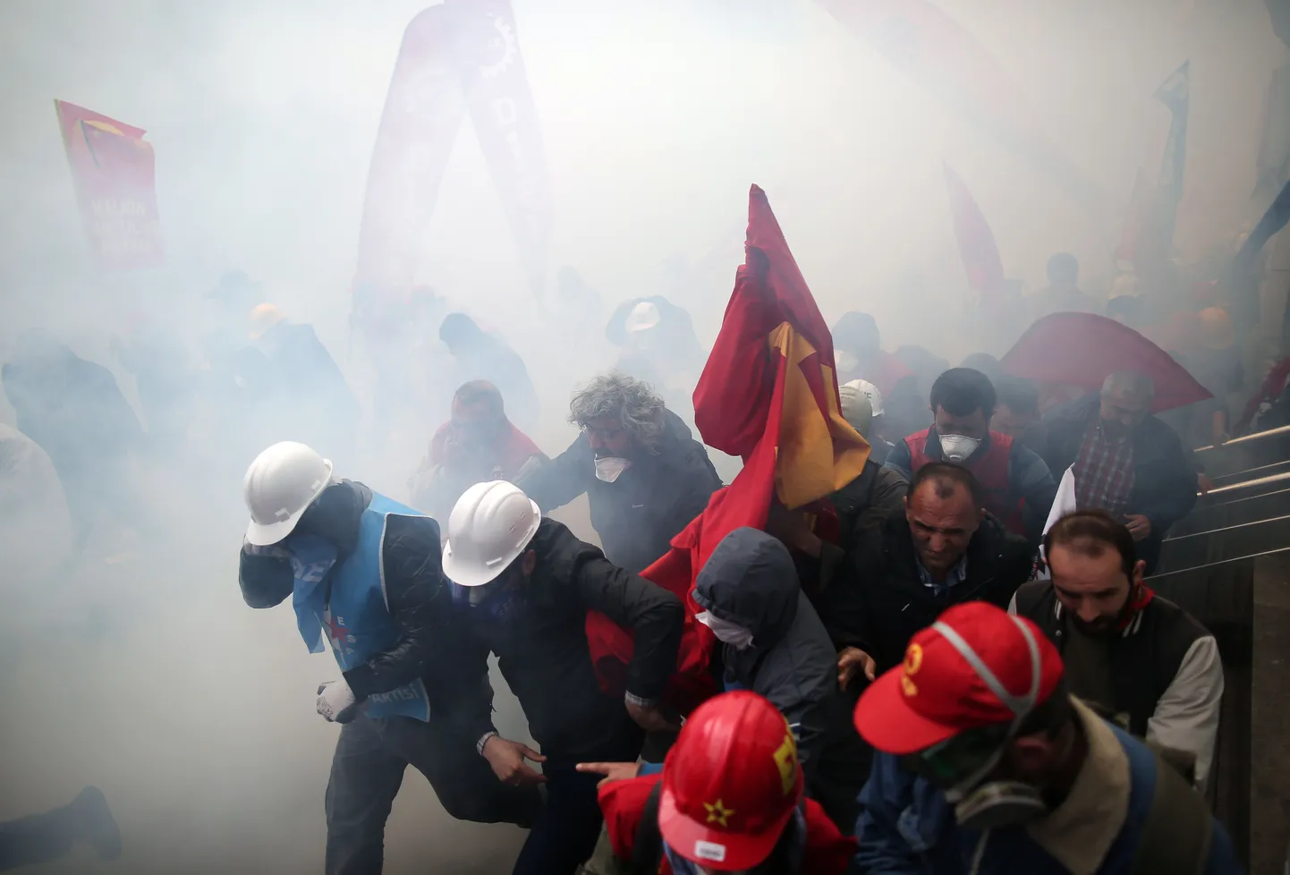 Kokkupõrked Istanbulis.