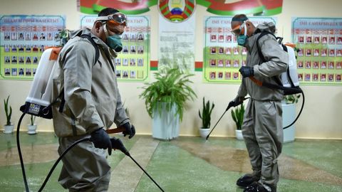 Valgevene varjab viiruse hävitustöö ulatust