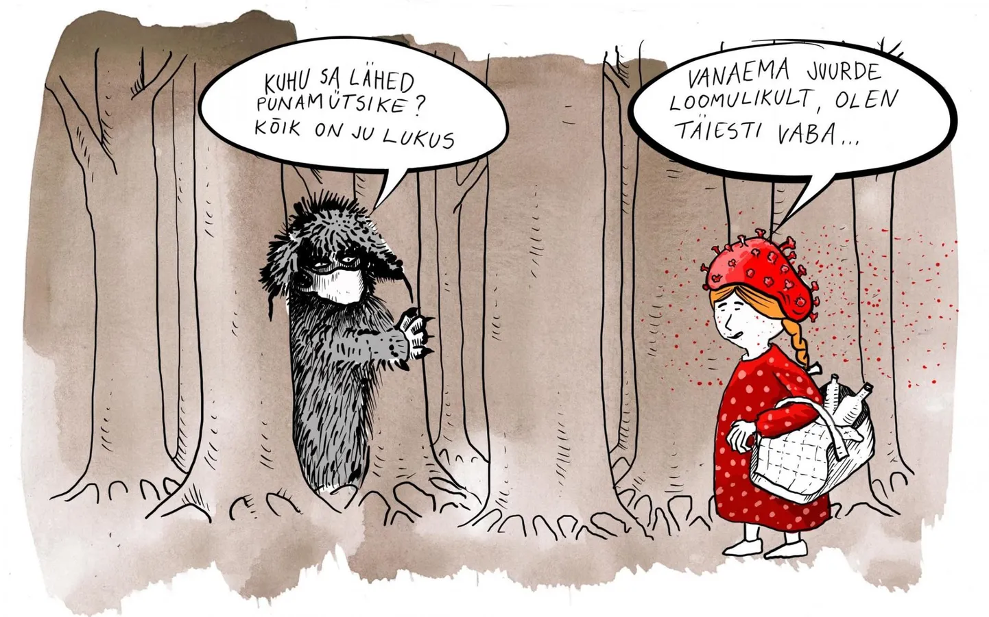 Kuhu lähed Punamütsike?