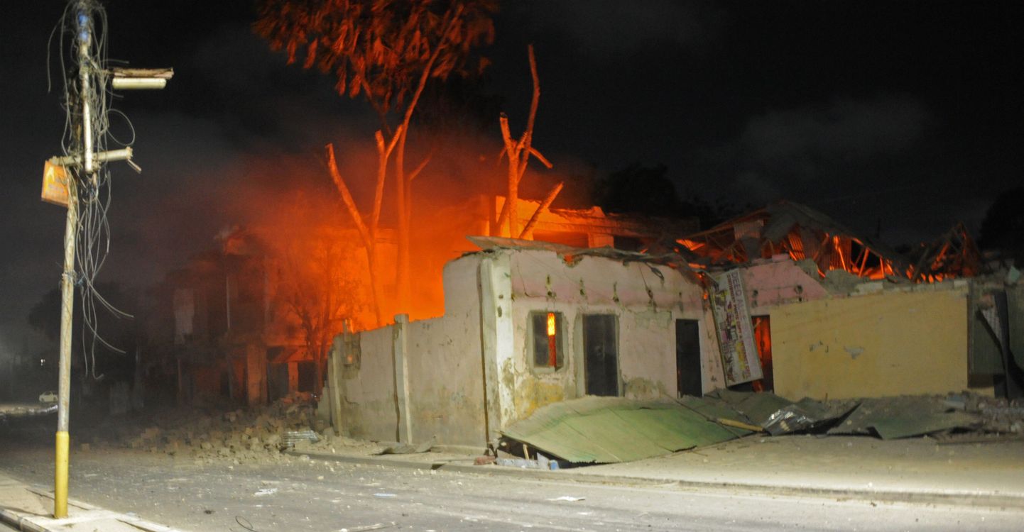 Muqdishos hukkus hotellirünnakus 12 inimest