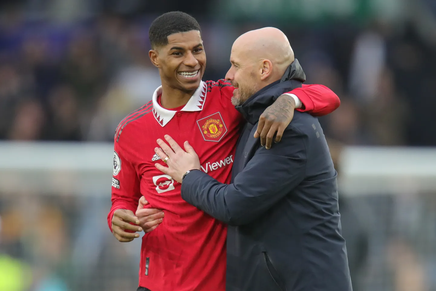 Manchester Unitedi suurepärases hoos ründaja Marcus Rashford.