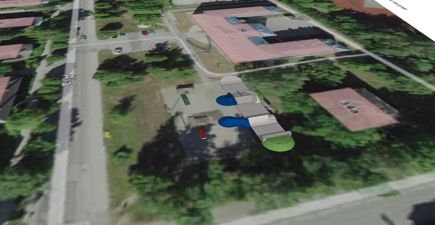 Uus rulapark kerkib Jõgevamaa gümnaasiumi kõrval asuvale platsile, kus praegu seisavad puidust rambid.