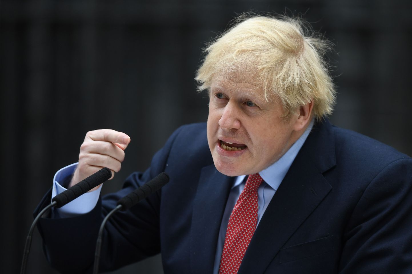 Suurbritannia peaminister Boris Johnson andis täna esmakordselt pärast Covid-19st paranemist pressikonverentsi.