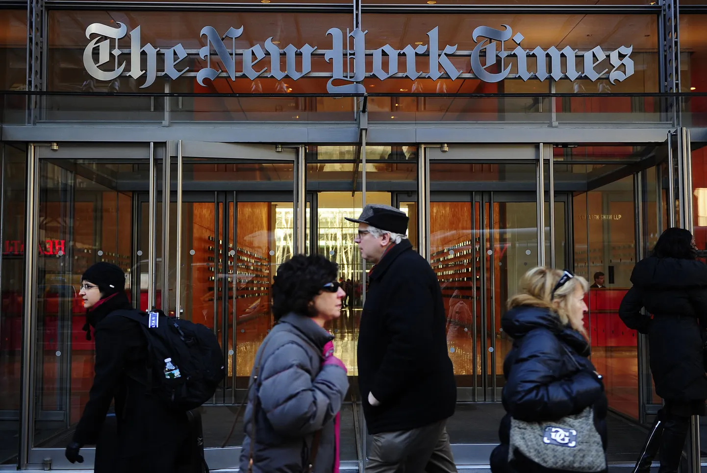 New York Timesi toimetus New Yorgis.