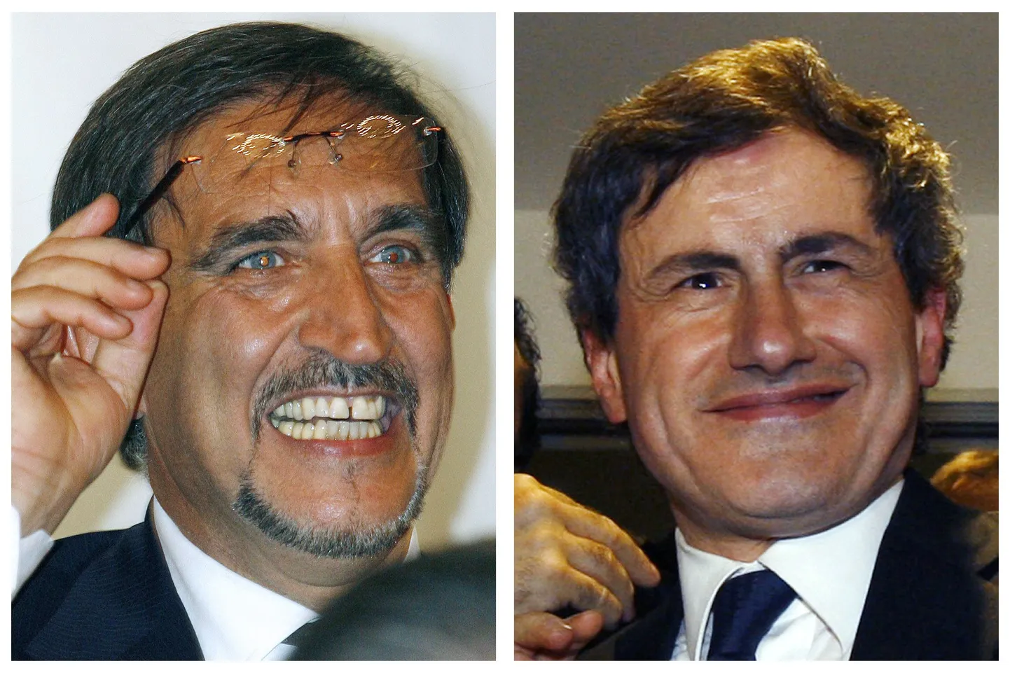 Itaalia kaitseminister Ignazio La Russa (vasakul) ja Rooma linnapea Gianni Alemanno.