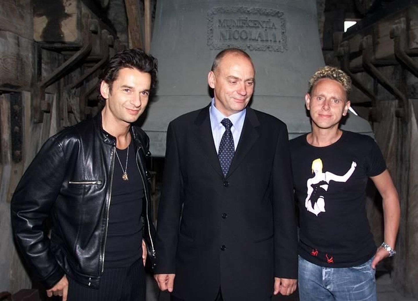 Depeche Mode c бывшим мэром Таллинна Тынисом Пальтсом.