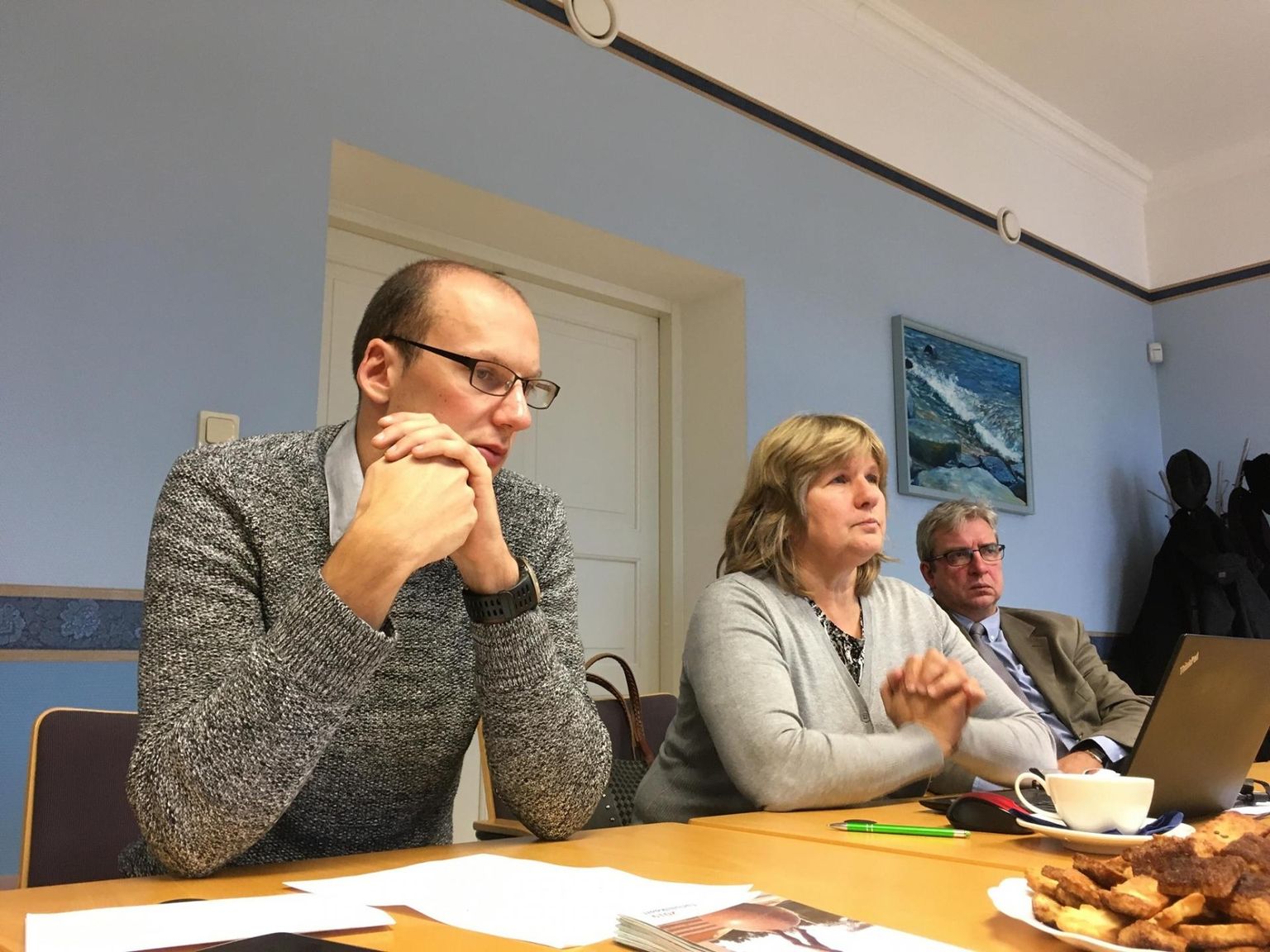 Ministeeriumit esindasid maaelupoliitika ja analüüsi osakonna töötajad eesotsas peaspetsialist Taavi Kurvitsaga (esiplaanil).