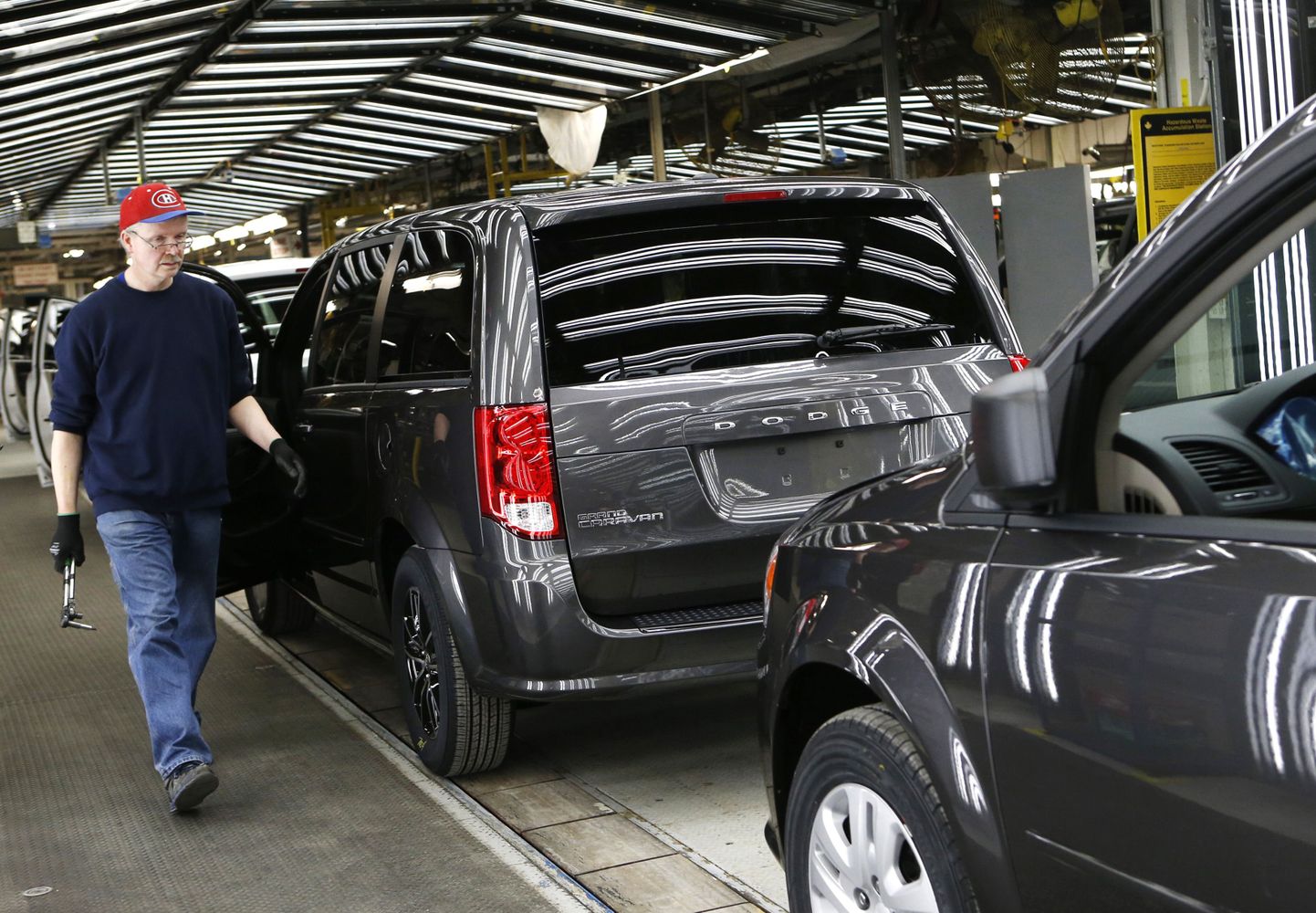 Dodge Grand Caravanide koosteliin Fiat-Chrysleri tehases Ontarios.