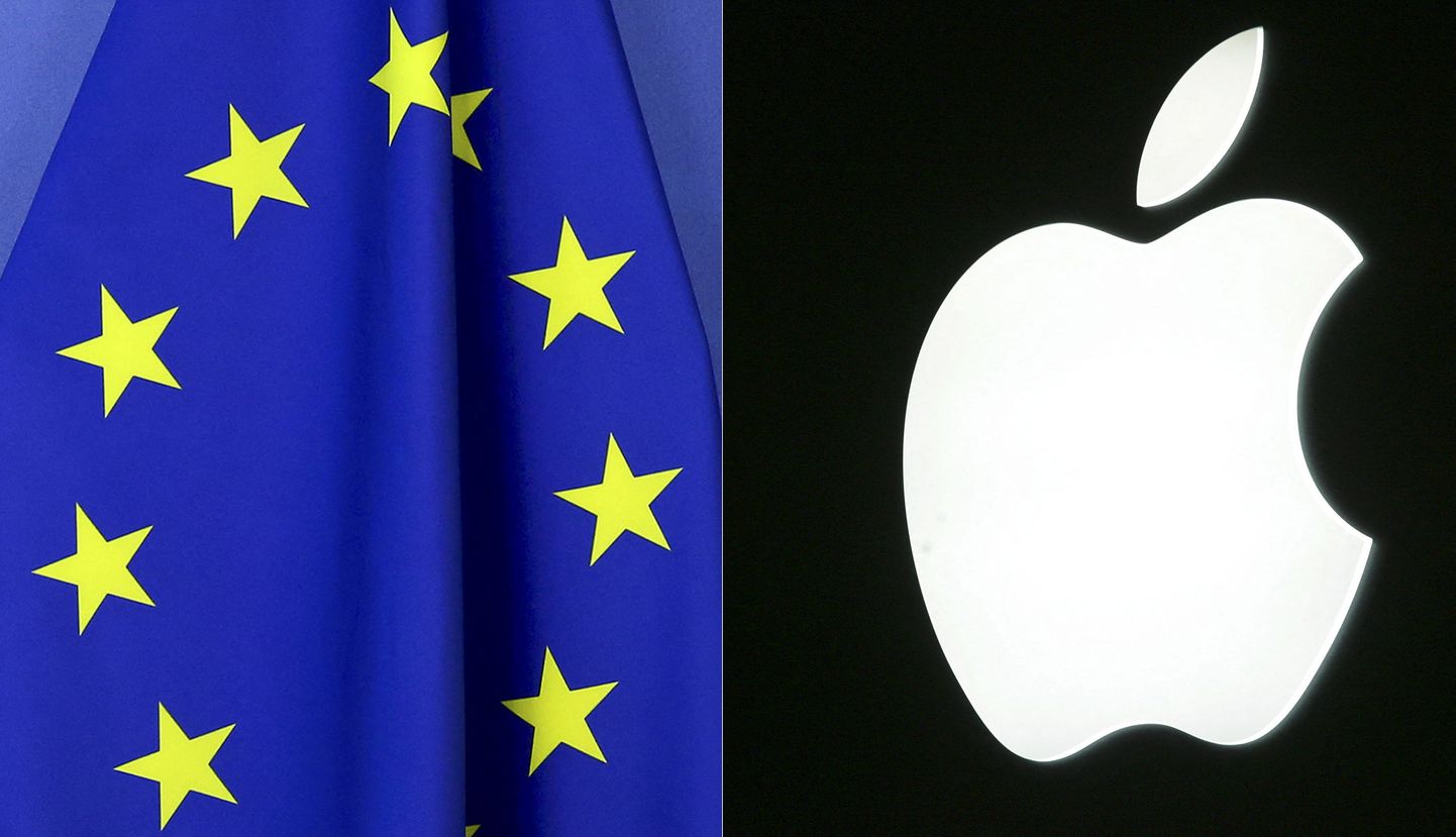 Apple'i logo ja ELi lipp