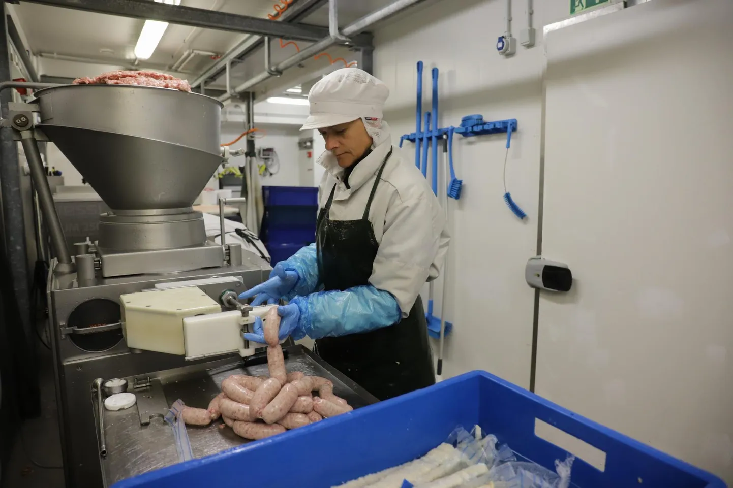 Matsimoka lihatööstusest tuleb nädalas 400–500 kilogrammi auhinnatud vorsti.