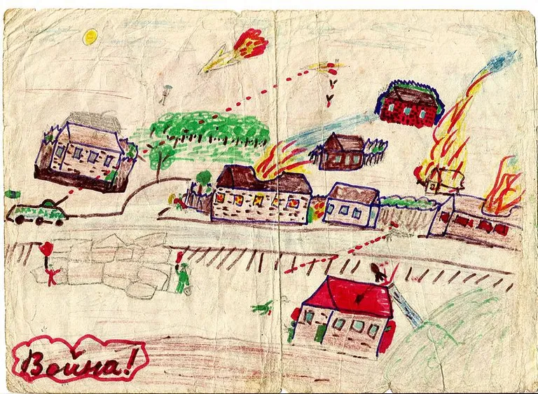 Polina Žerebtsova joonistus, 1995.