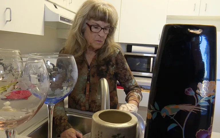 Gayle McCormick oma kodu köögis Washingtoni osariigis Bellinghamis selle aasta veebruaris.