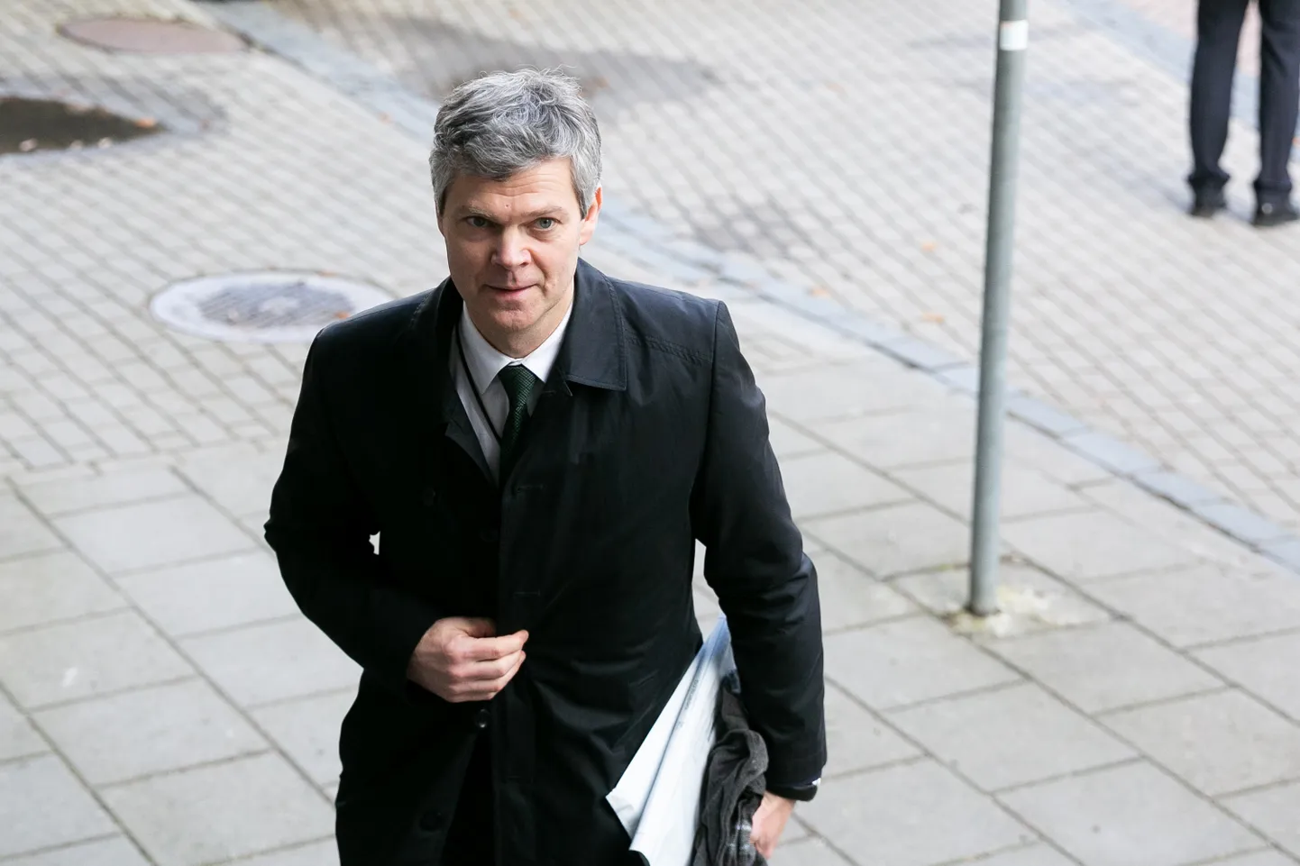 Leedu kaitsepolitsei direktor Darius Jauniškis sai president Alar Kariselt teenetemärgi.