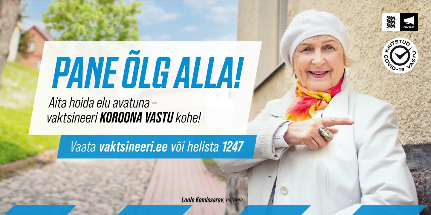 Pane õlg alla!