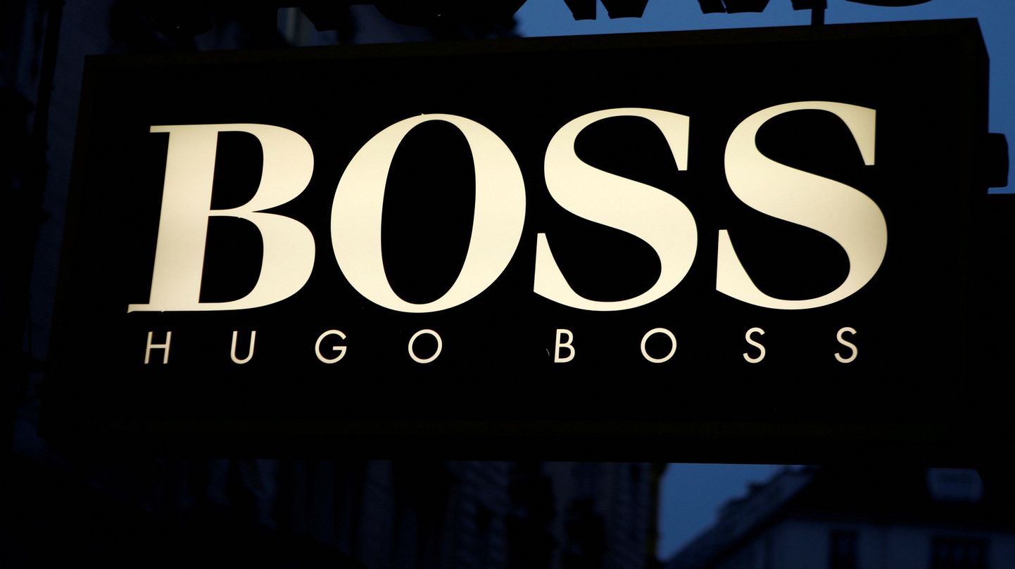 Hugo Bossi logo. Pilt on illustratiivne.
