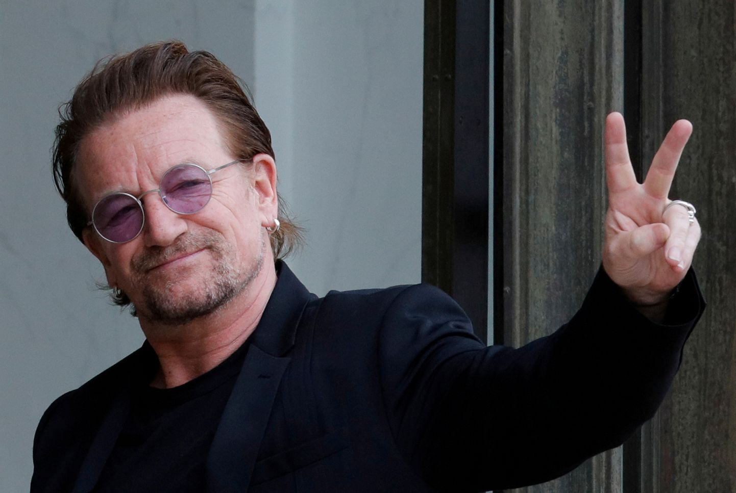 Iiri laulja Bono bändist U2 2017.