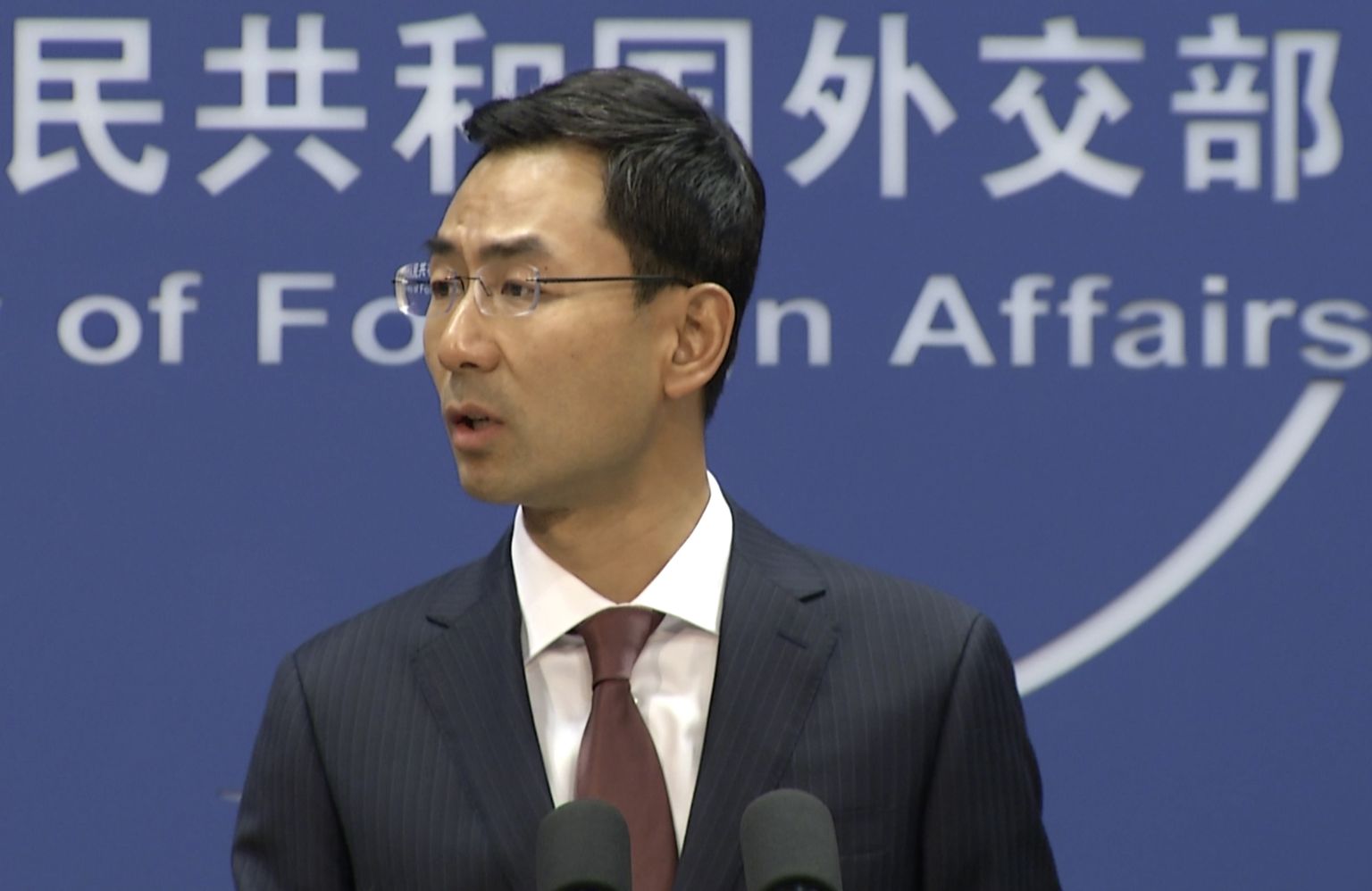 Hiina välisministeeriumi pressiesindaja Geng Shuang.