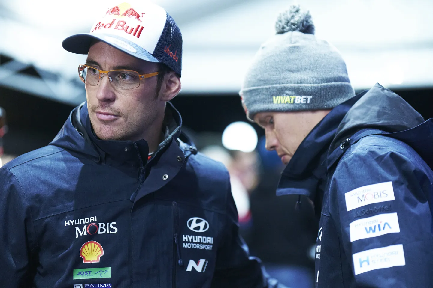 Thierry Neuville (vasakul) ja Ott Tänak.