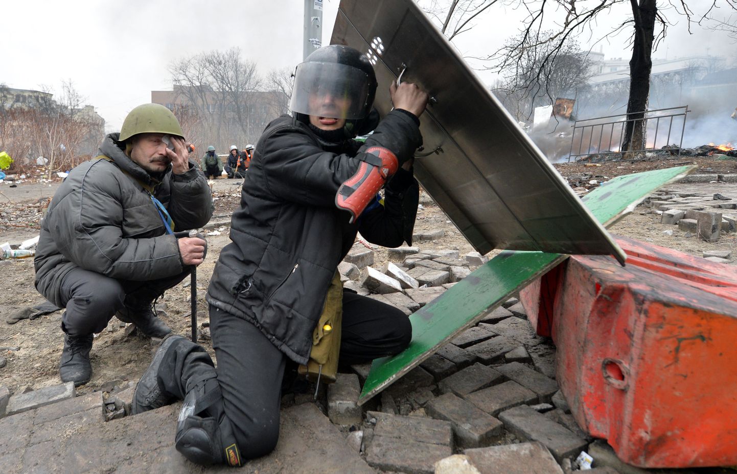 Valitsusvastased sattusid Kiievis snaiperite tule alla 20. veebruaril.