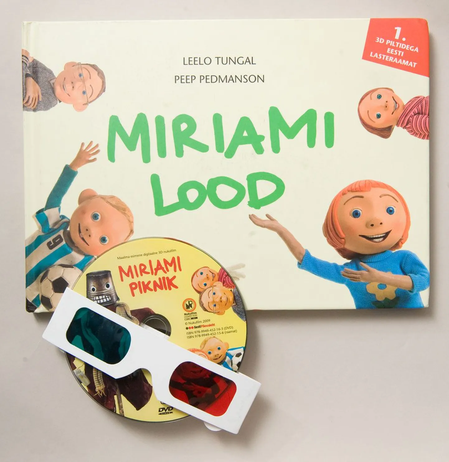 «Miriami lood»
Kirjutanud Leelo Tungal ja PeepPedmanson
Koostanud ja fotod lavastanud Mait Laas
Nukufilm ja Eesti Päevalehe AS
2009