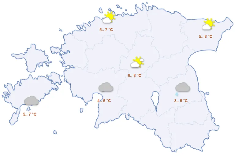 Ilm neljapäeval