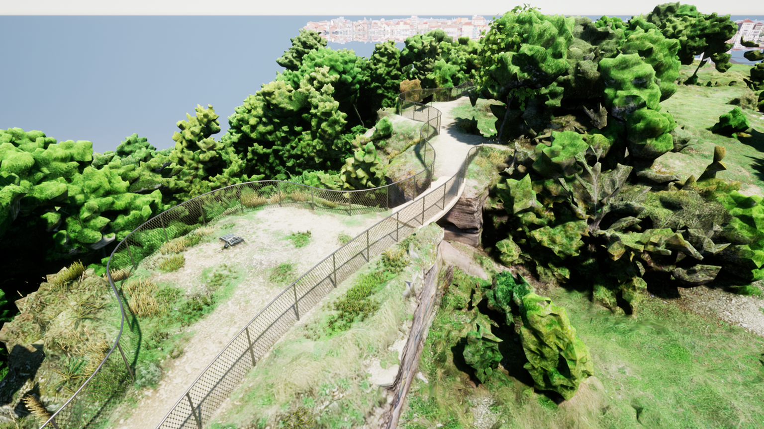 Вид на мост, созданный в программе Rhimo3d.