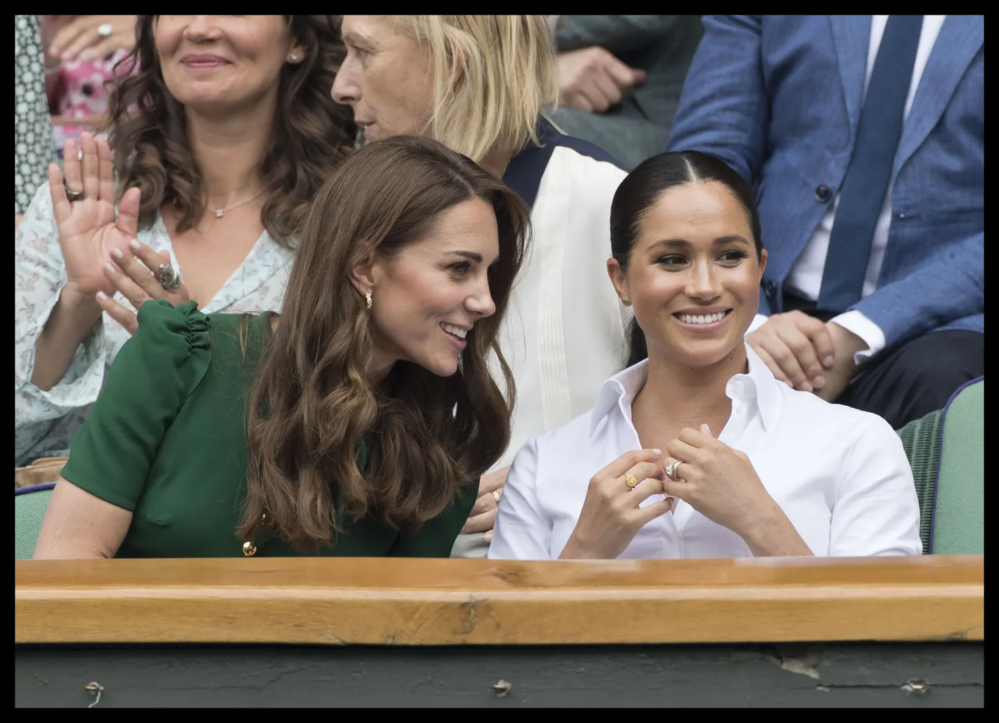 Cambridge'i hertsoginna Kate Middleton ja  Sussexi hertsoginna Meghan Markle